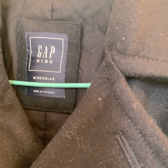 GAP Kids Navy Pea Coat in size medium - Picture 6 of 8